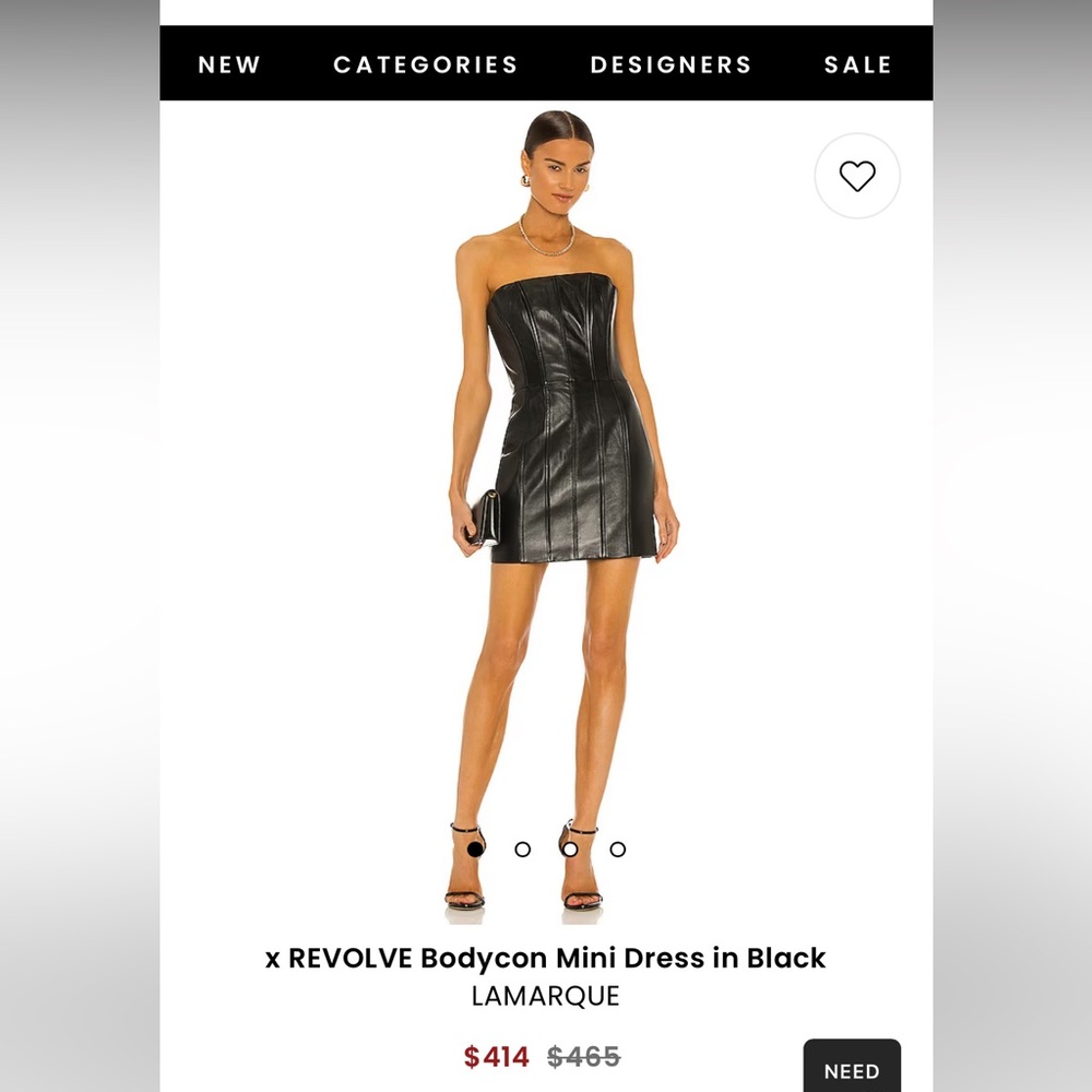 REVOLVE Bodycon Mini Dress in Black
LAMARQUE